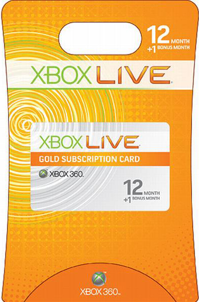 Xbox 360 Live Gold - 12 + 2 mesiacov