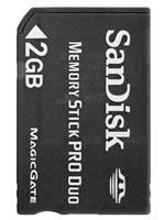 PSP pamäťová karta SanDisk 2GB Memory Stick PRO Duo