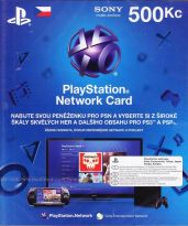 Sony Playstation Network Card - 500 Kč (PS3/PSP/PSVita)
